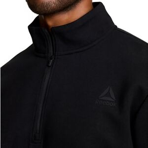 Reebok Black Quarter-Zip Pullover